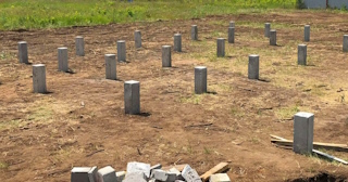 Фундамент на забивных жб сваях под ключ в Орле - фундамент из забивных железобетонных свай цена от 3219 руб/м2